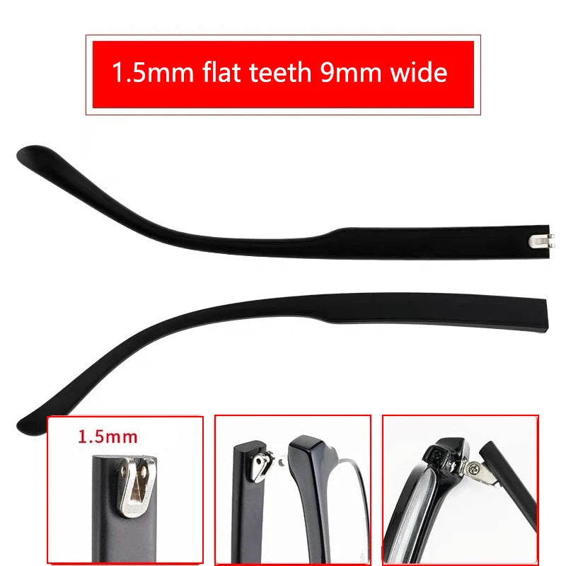 TR90 Replacement Eyeglasses Temple Arms – Anti-Slip Pair