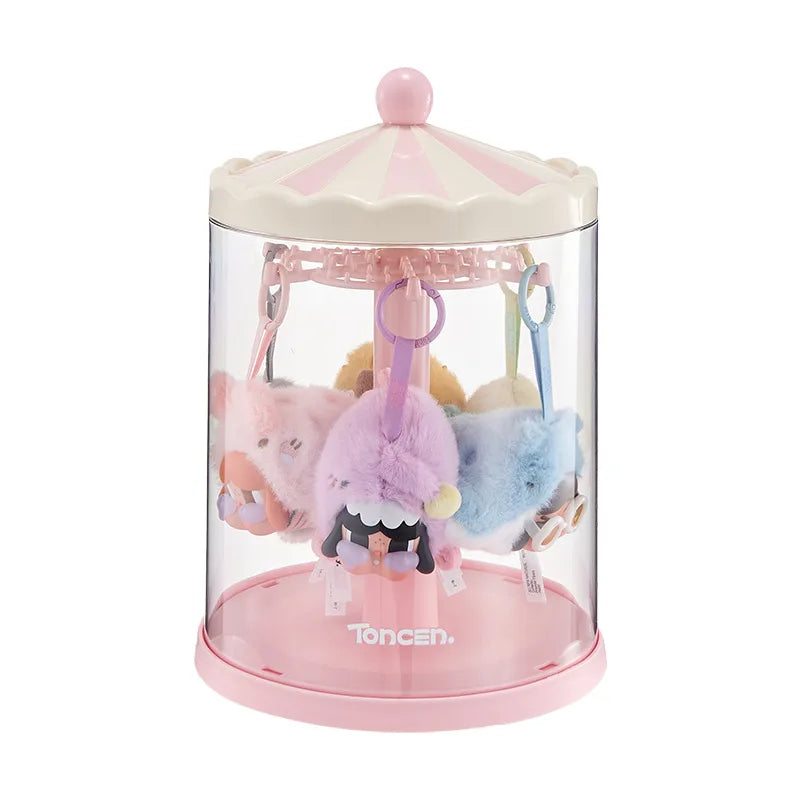 Rotating Transparent Dustproof Display Case for Collectibles