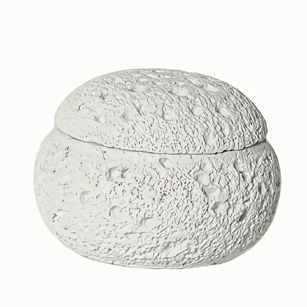 Meteorite Sphere Incense Burner – Matte Resin Aromatherapy Holder