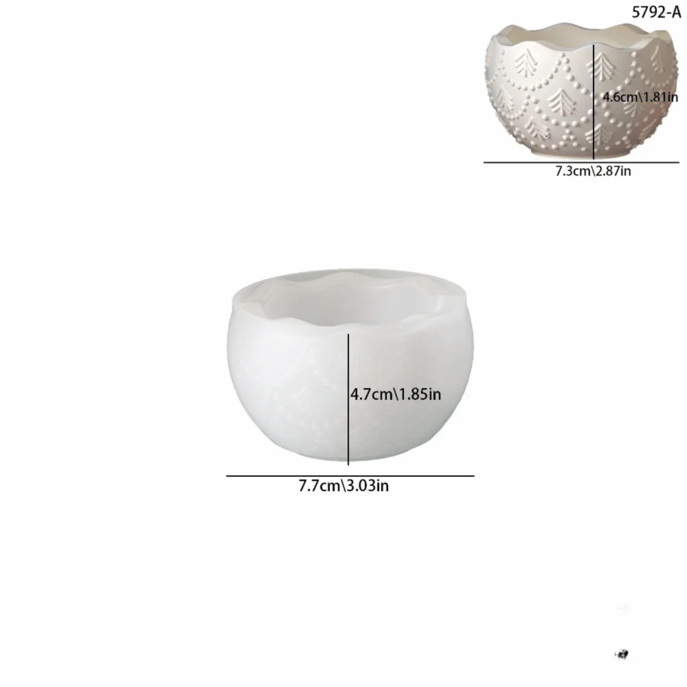 Silicone Christmas Bauble Ball Mold – Resin, Candle & Soap