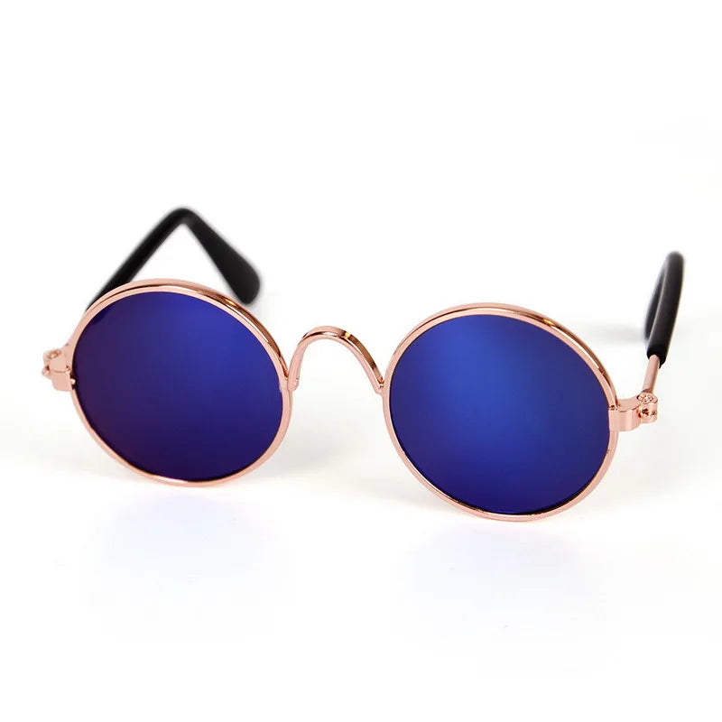 Vintage Round Pet Glasses – Dog & Cat Photo Prop Eyewear