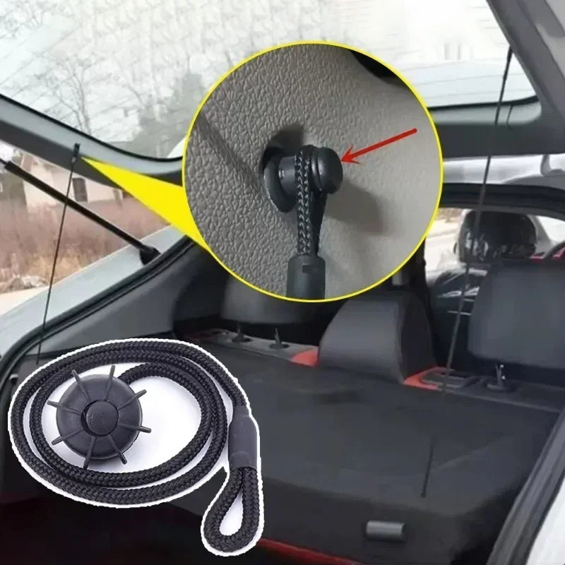 Universal Car Trunk Partition Straps – Organizer Sling Pair