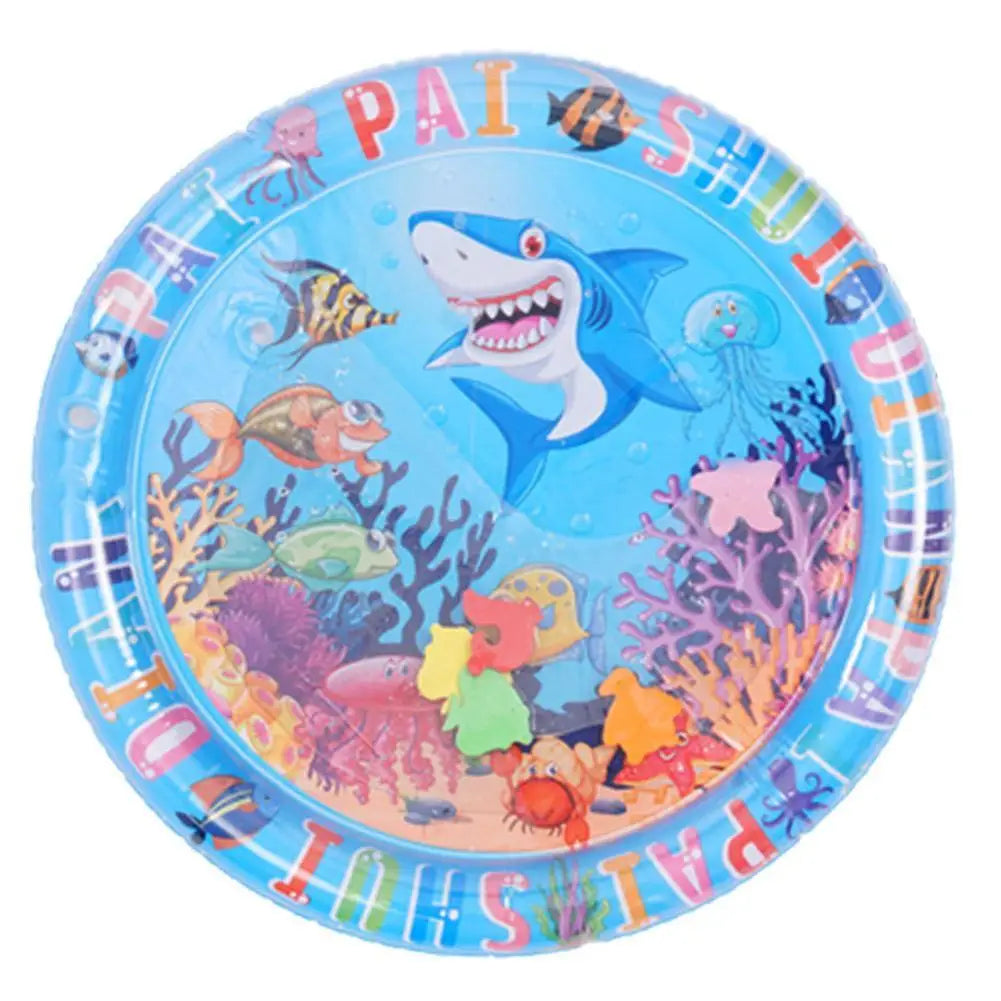 Interactive Cat Water Play Mat – Ocean Fish Splash Pad