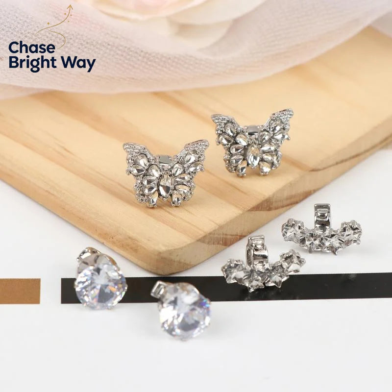 Rhinestone Clip-On Headphone Charm – DIY Earphone Decoration
