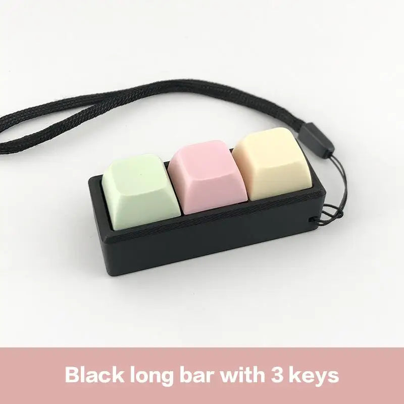 Keyboard Key Fidget Toy – 2/3/4 Button Finger Clicker Desk