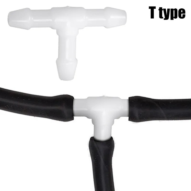 Windshield Washer Hose Connectors T Y I Type – 10–30 Pack