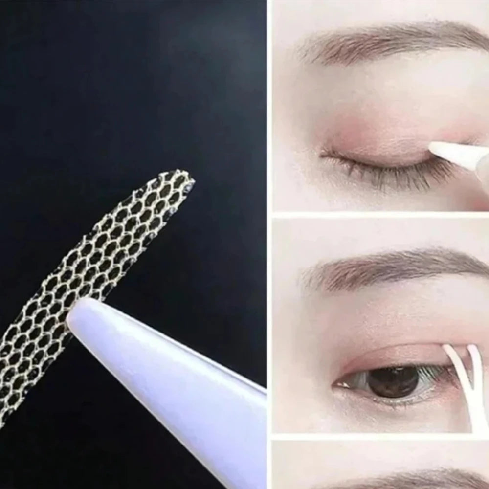 Invisible Double-Fold Eyelid Tape 240pcs – Lace Strips & Tools