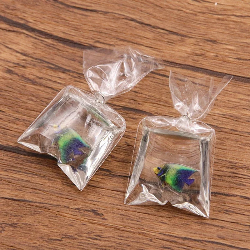 Transparent Resin Clownfish Charms – 8 Colors DIY Jewelry
