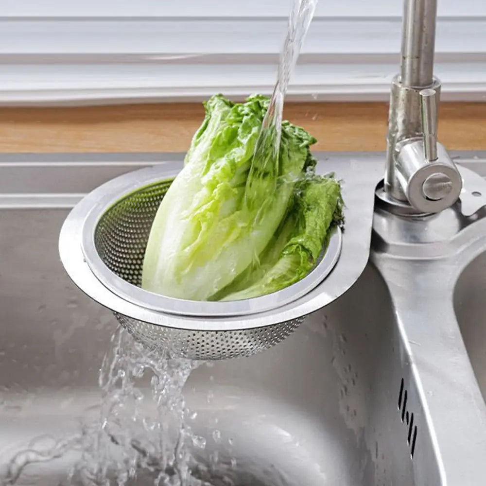 Swan Shape Stainless Steel Sink Drain Basket & Organizer