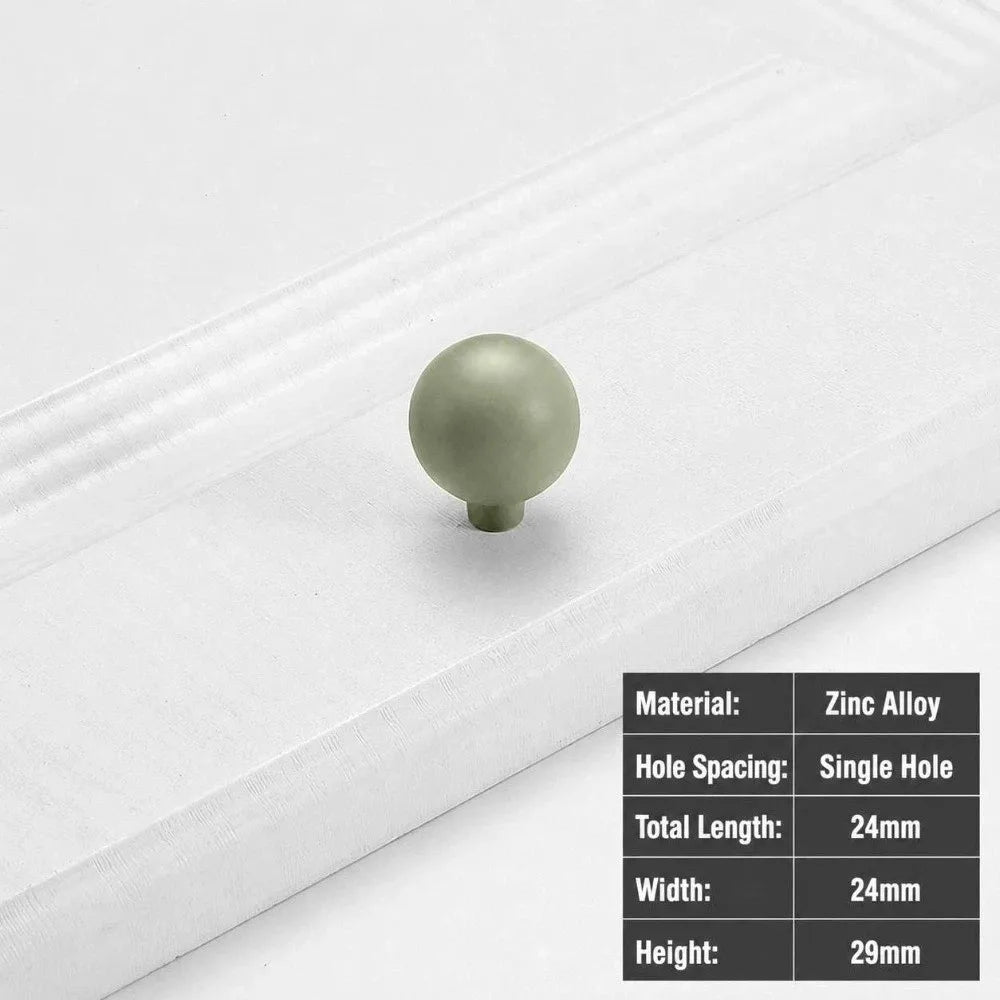 Zinc Alloy Cabinet Door Handle – Baked Paint Drawer Knob