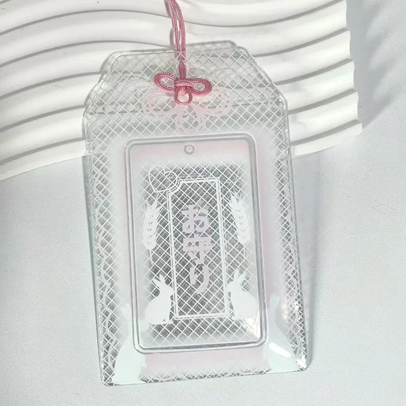 Clover PVC Photocard Holder – Cute Card Sleeve & Clip