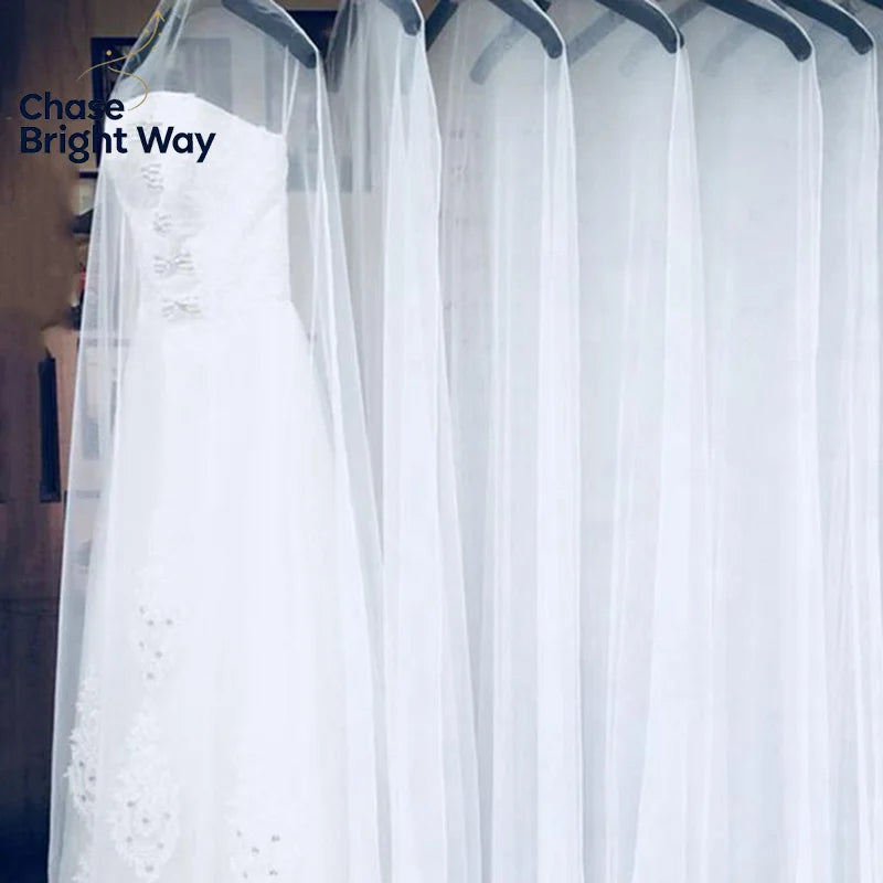 Tulle Dust Cover for Wedding Dress & Garments – 160–200cm
