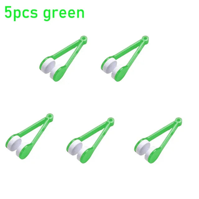 Two-Side Microfiber Glasses Cleaning Brush | Portable Lens Cleaner