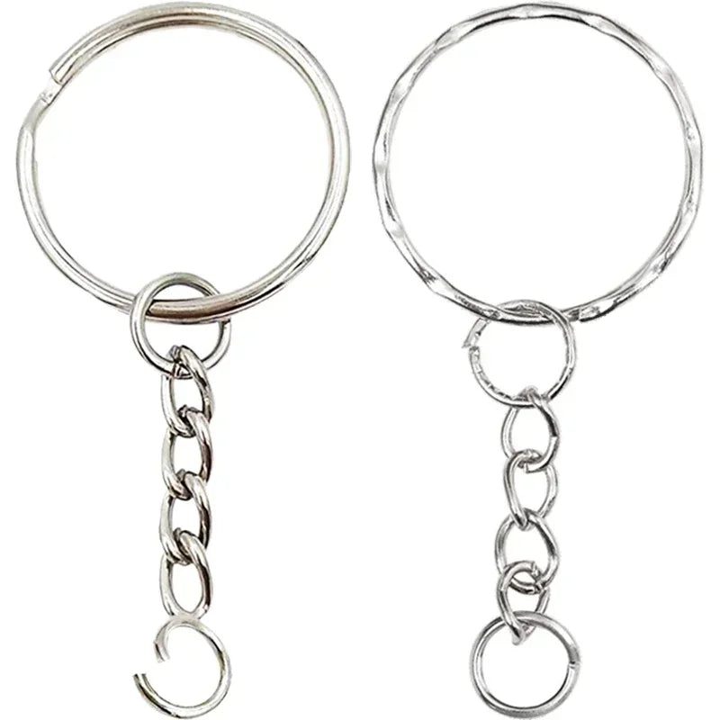Stainless Steel Split Key Rings Anti-Rust 20mm 25mm 30mm