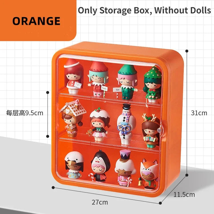 Transparent Dust-Proof Display Case for Action Figures | Wall Rack