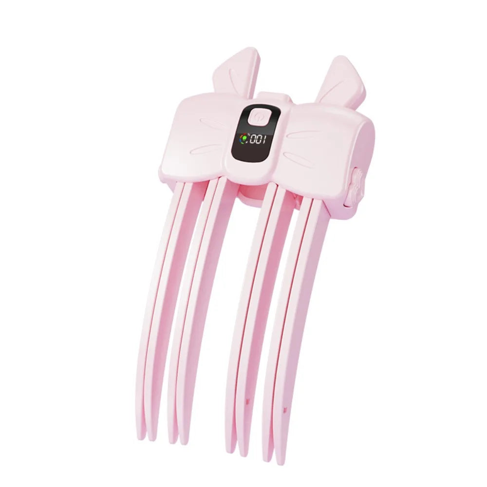 Rechargeable Heated Volumizing Hair Clip – LCD, Cordless Styling