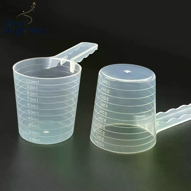 Transparent Pet Measuring Spoon with Scale – 50g/100ml