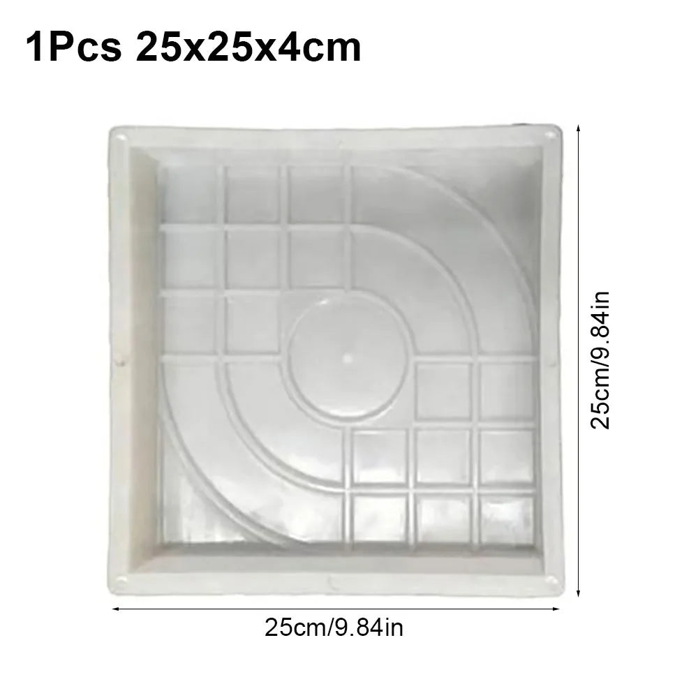 Square Concrete Path Maker Mold – Reusable Paving Brick DIY