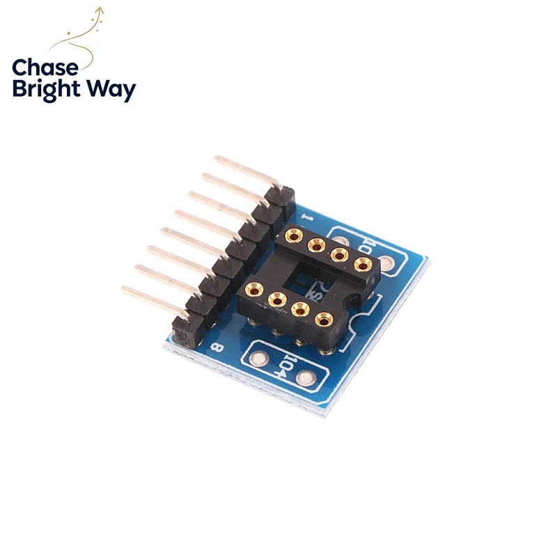 SIP8 to DIP8 Socket Adapter – HIFI Audio Op-Amp Converter
