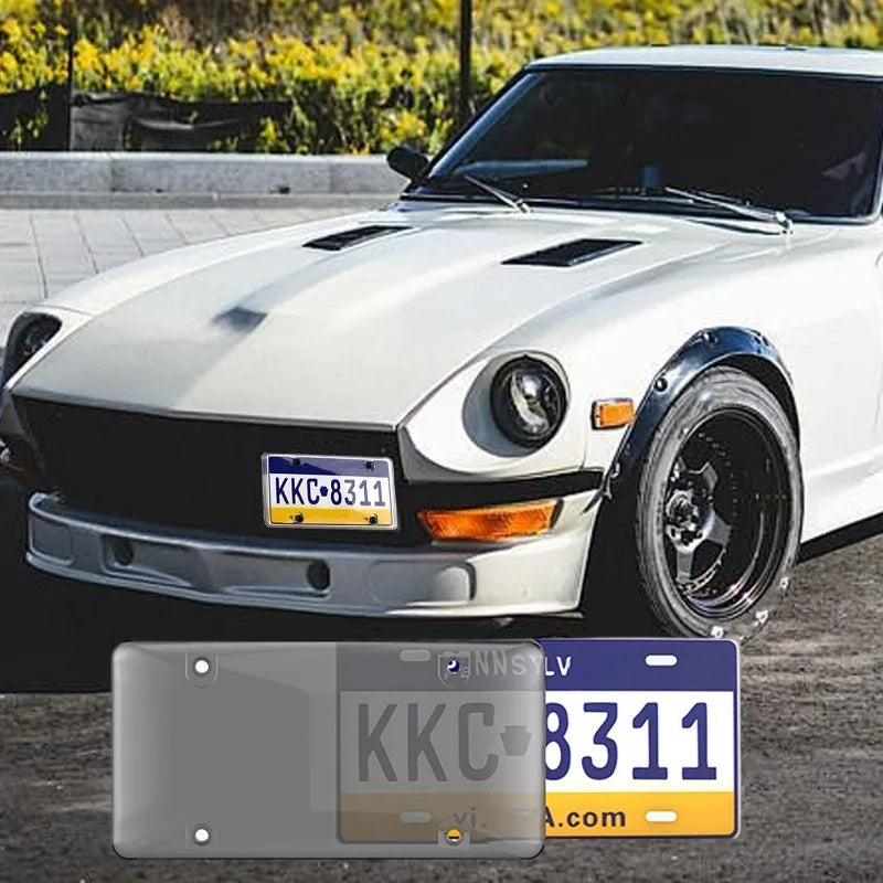 Universal Car License Plate Cover – Anti-Scratch Rustproof ABS