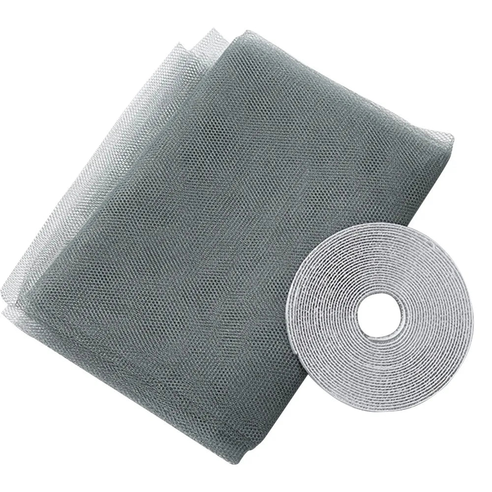 Self-Adhesive Window Screen Mesh – DIY Mosquito Net 59×78"