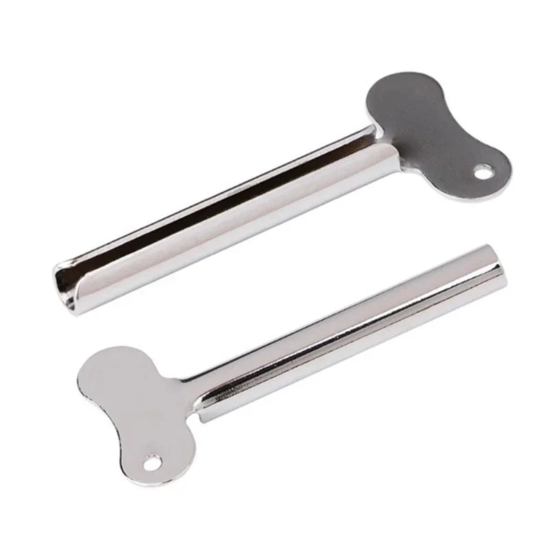Stainless Steel Toothpaste Squeezer – 5-Pack Metal Tube Tools