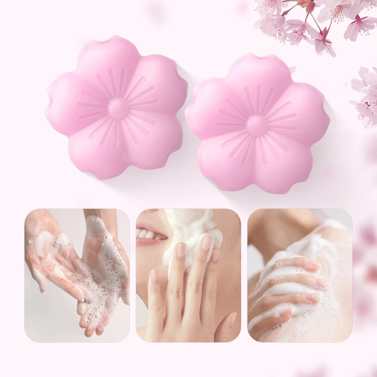 LAIKOU Sakura Handmade Soap – Moisturizing Face & Body Bar