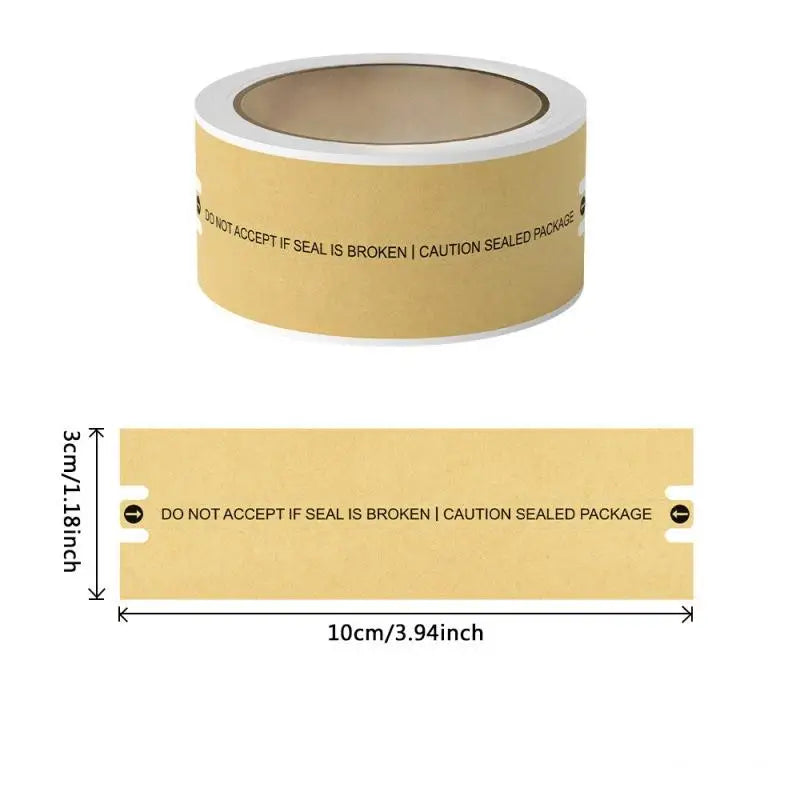Tamper-Proof Security Sealing Stickers 100pcs Roll 3×10cm