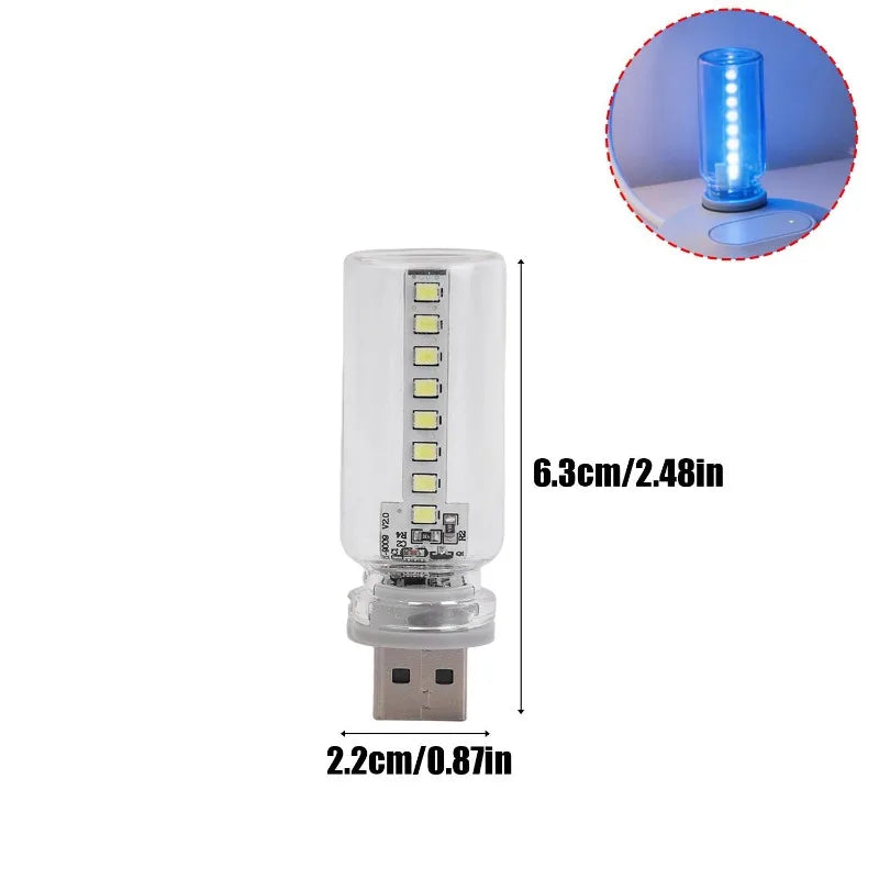 USB Mini LED Filament Atmosphere Light – Touch Dimmable Lamp