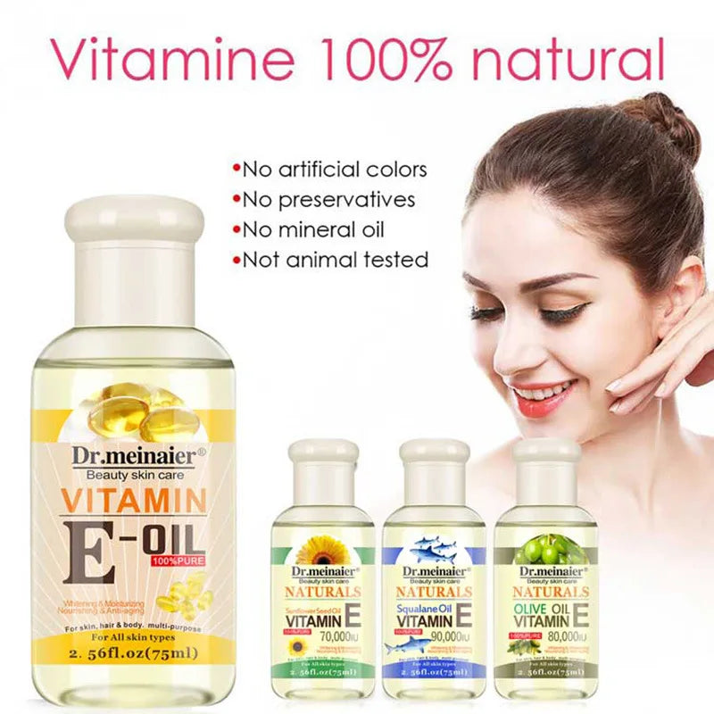 Vitamin E Face Essence Oil – Brighten & Hydrate Skin 75ml