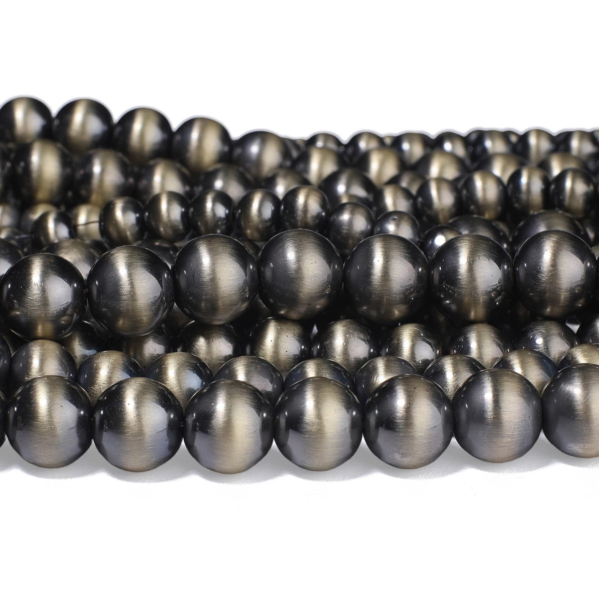Vintage Brushed Bronze Hematite Round Spacer Beads 4–10mm DIY