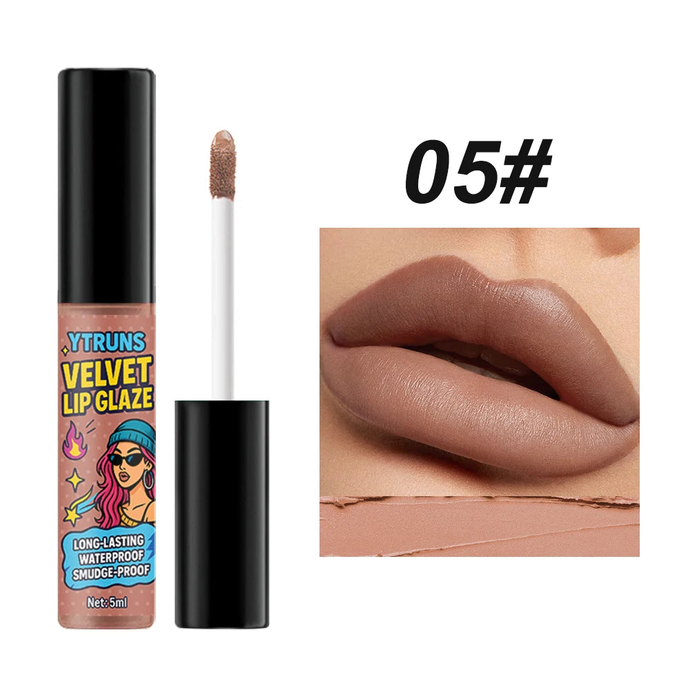 YTRUNS Matte Liquid Lipstick – Waterproof Long-Lasting Lip Tint