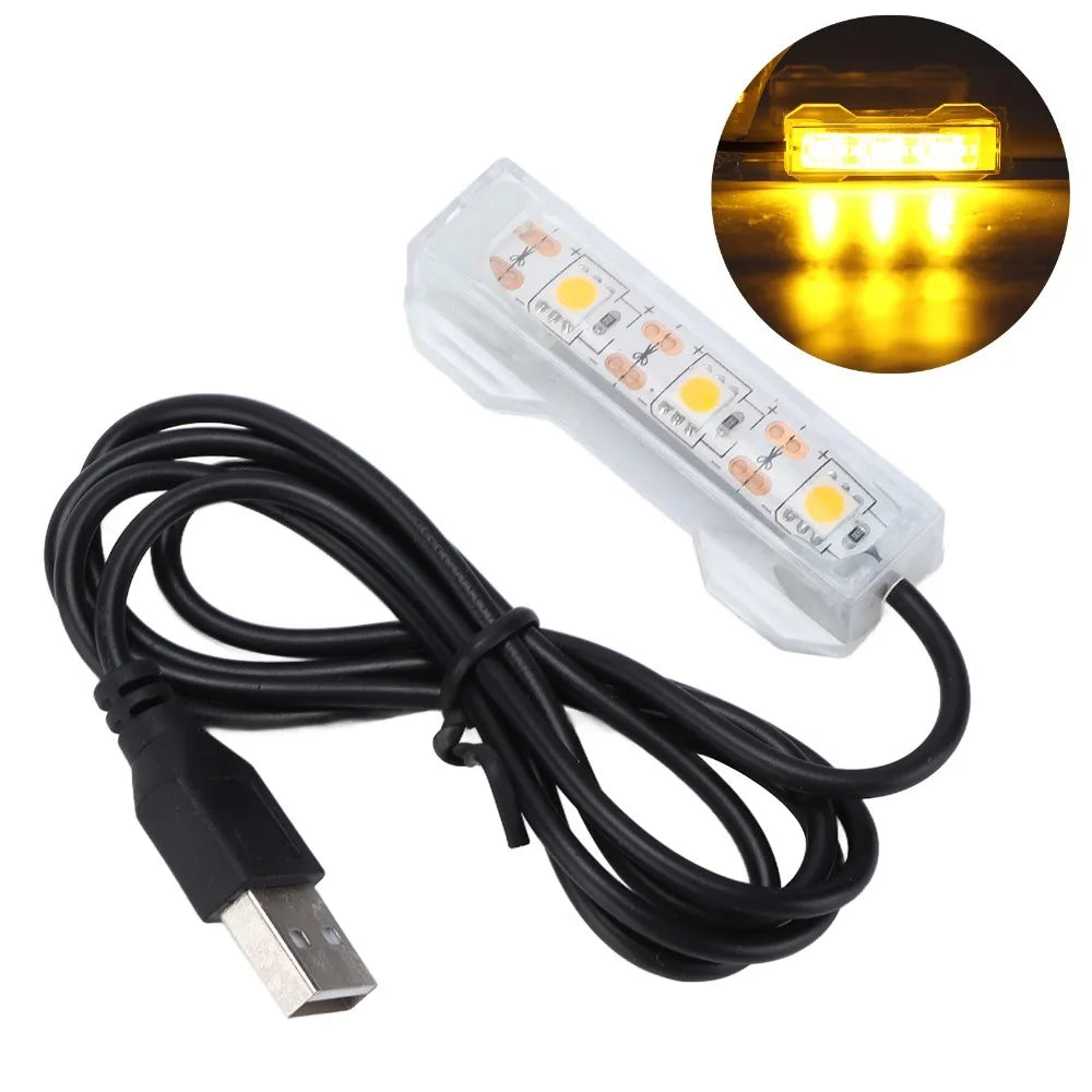 USB Aquarium LED Light – Submersible Multicolor Clip-On Lamp