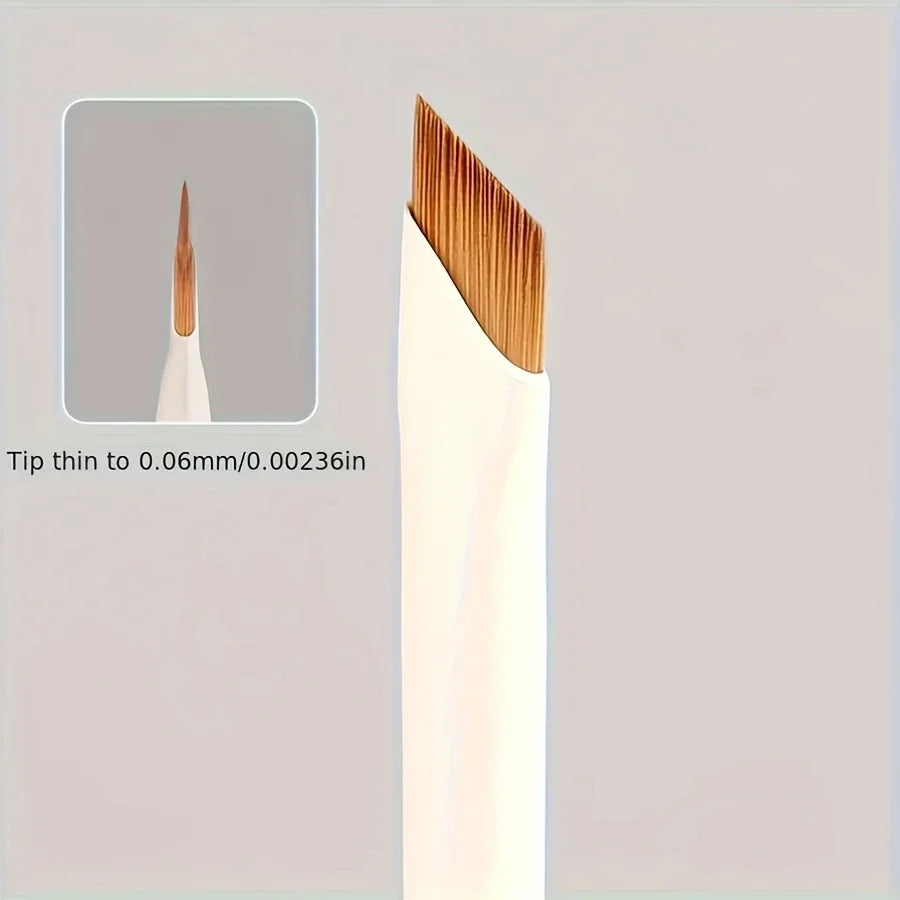 Precision Angle Eyeliner & Eyebrow Brush Set – All Skin Types