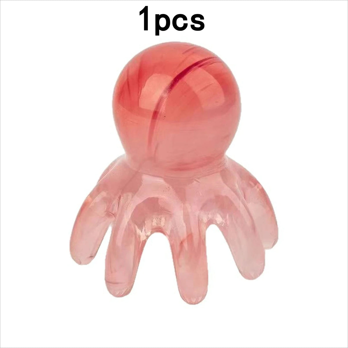 Octopus Scalp Massage Comb – 8-Tentacle Head Scratcher