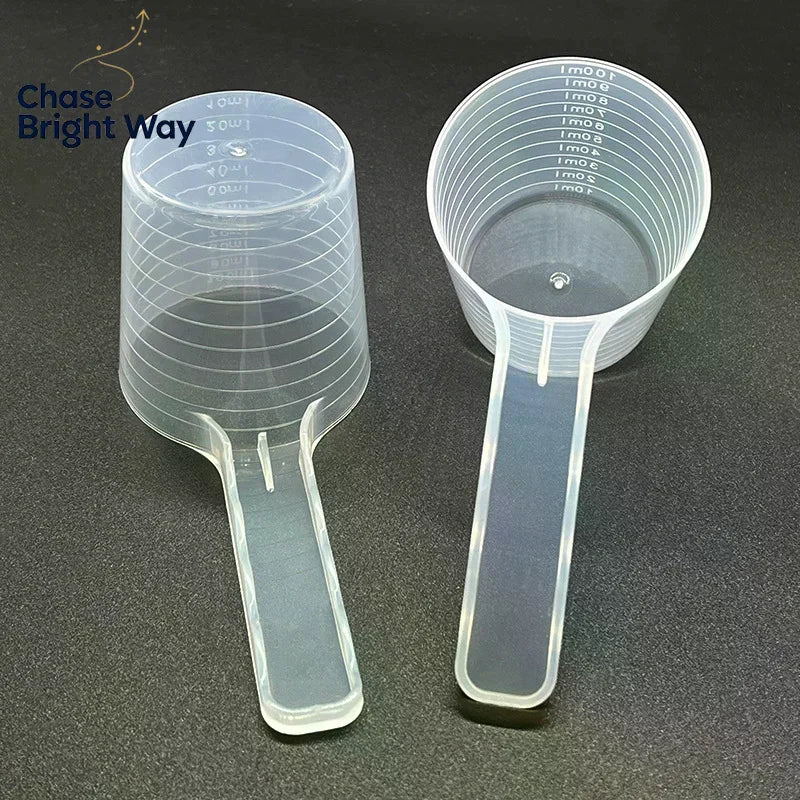 Transparent Pet Measuring Spoon with Scale – 50g/100ml