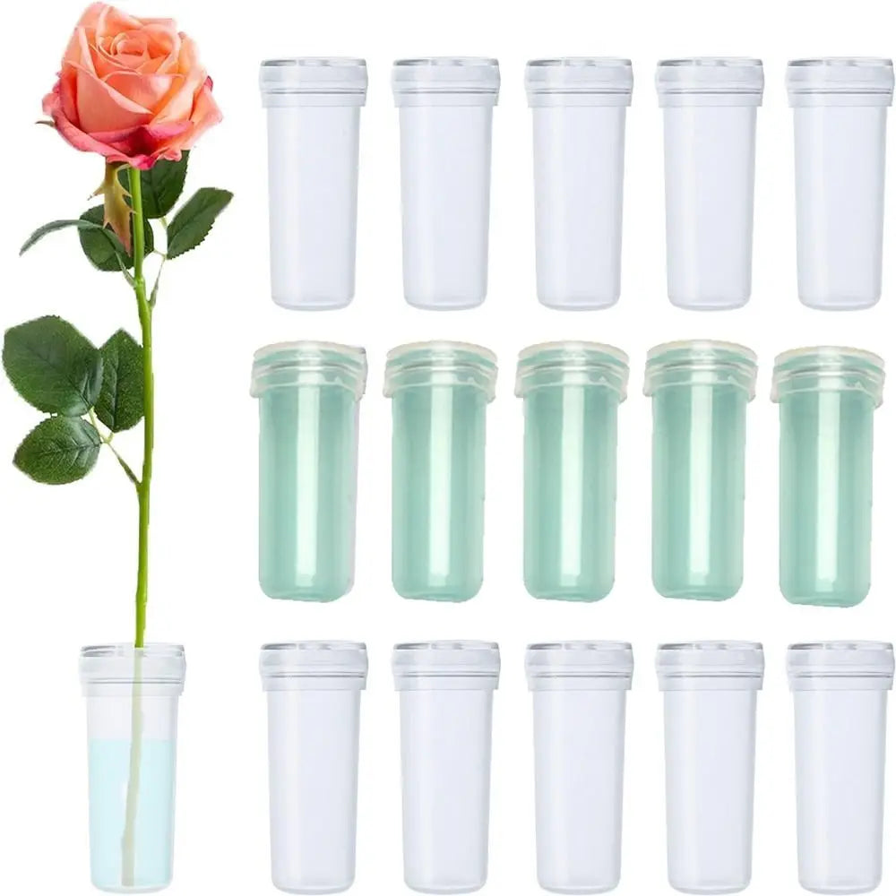 PVC Flower Water Tubes – Bulk Floral Nutrition Vials 4cm & 7cm