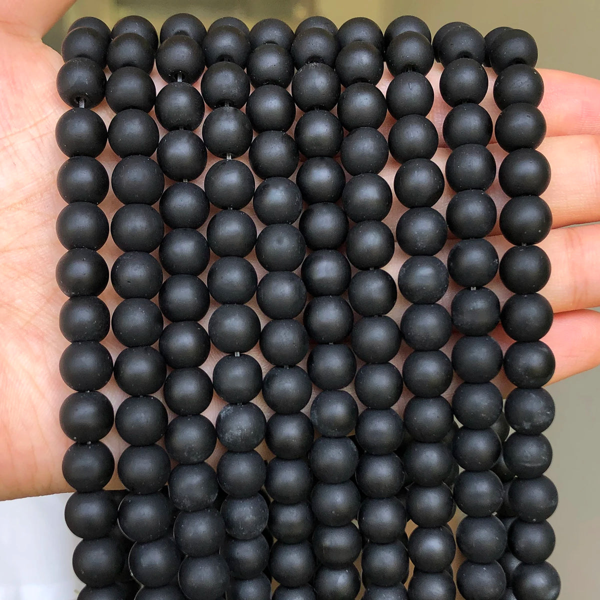 Yooperlite Fire Sodalite Round Stone Beads – 15" Jewelry Strand