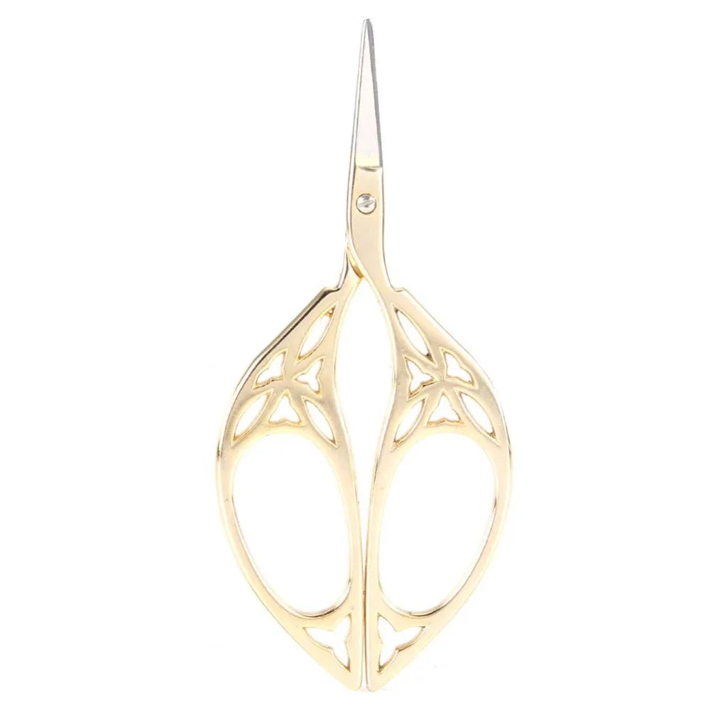 Vintage Leaf Scissors – Stainless Steel Sewing & Needlework