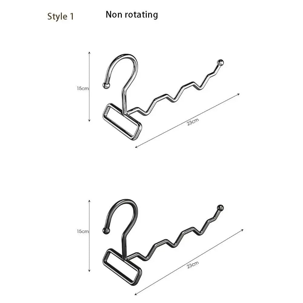 Stainless Steel Folding Clothes Hanger – Multi-Hook Indoor Rack