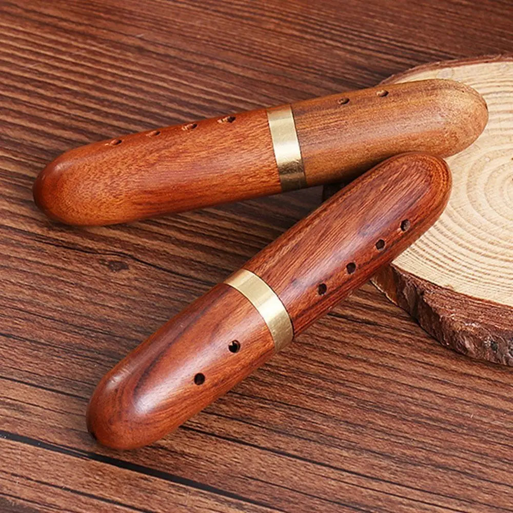 Wooden Sewing Needle Container – Sandalwood Organizer