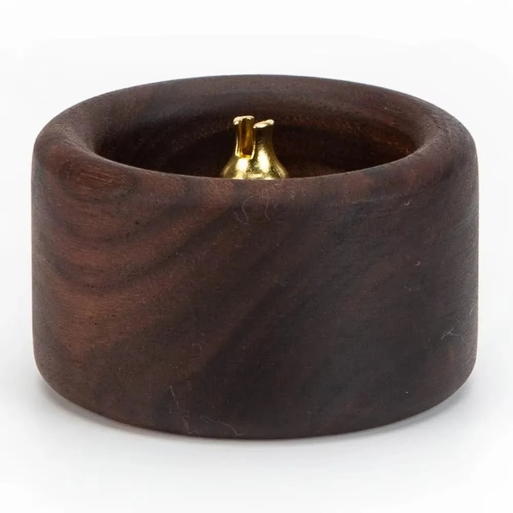 Mini Wooden Incense Censer Base – Retro Handmade Aroma Tray