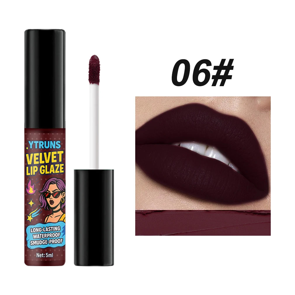 YTRUNS Matte Liquid Lipstick – Waterproof Long-Lasting Lip Tint