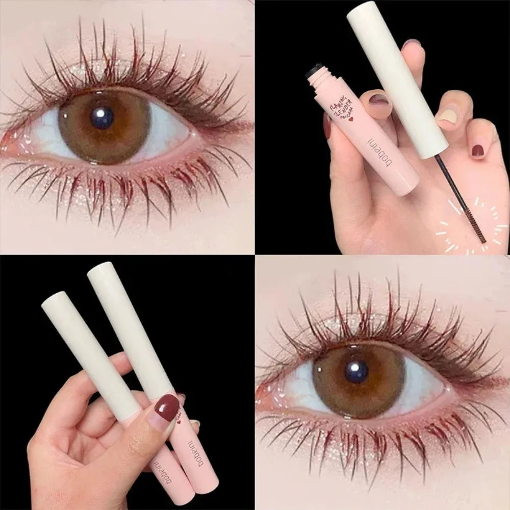 Ultra-Fine Brush Mascara – Waterproof Lengthening & Curling