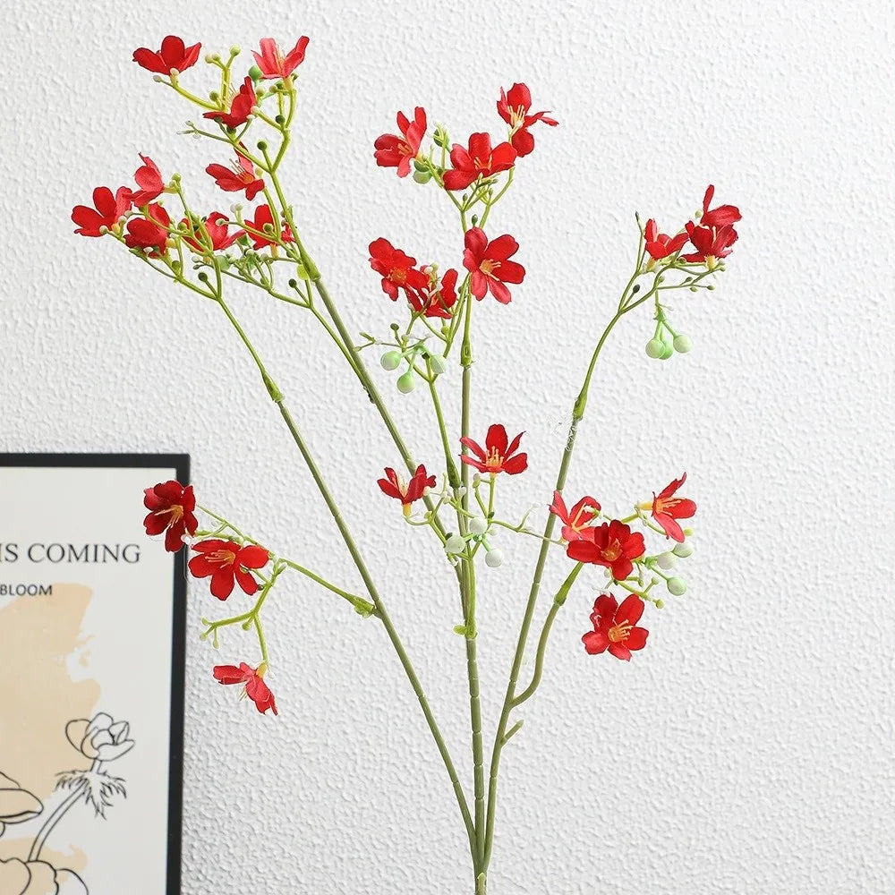 Pink Artificial Baby's Breath Silk Fake Flower – 67cm Stem