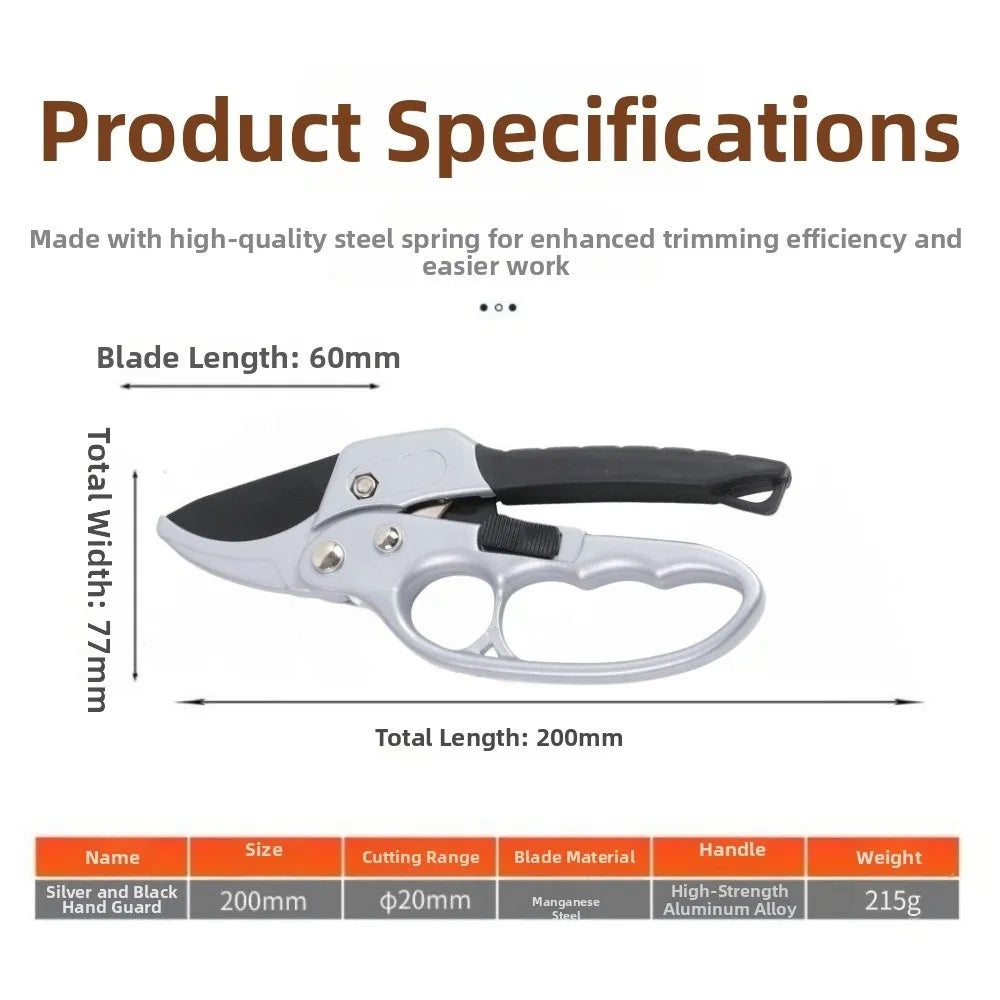 SK5 Alloy Steel Pruning Shears – Ergonomic Garden Cutting Tool
