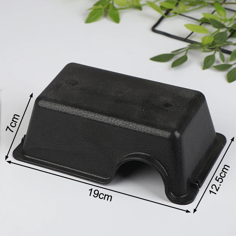Reptile Hide Box – Ventilated Cave for Gecko, Snake & Lizard