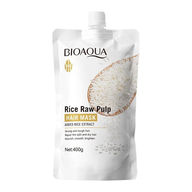 Rice Puree Hair Mask 400g – Nourish, Smooth & Tame Frizz