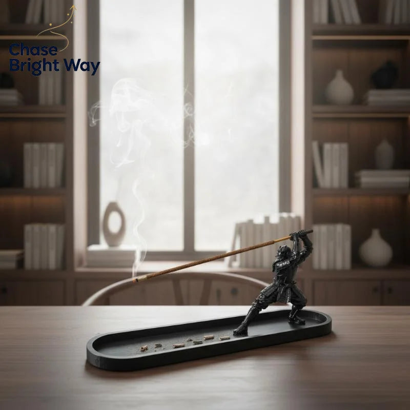 Samurai Katana Incense Holder – Ash Catcher Tray | Zen Décor