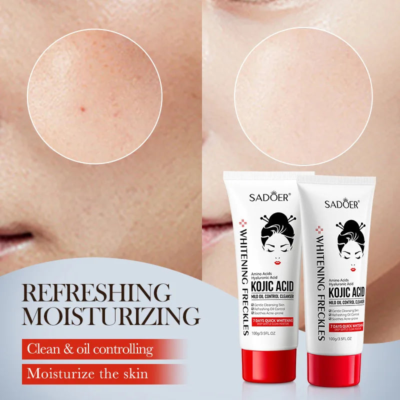 SAKSRAAR Kojic Acid Face Wash – Oil Control & Deep Clean